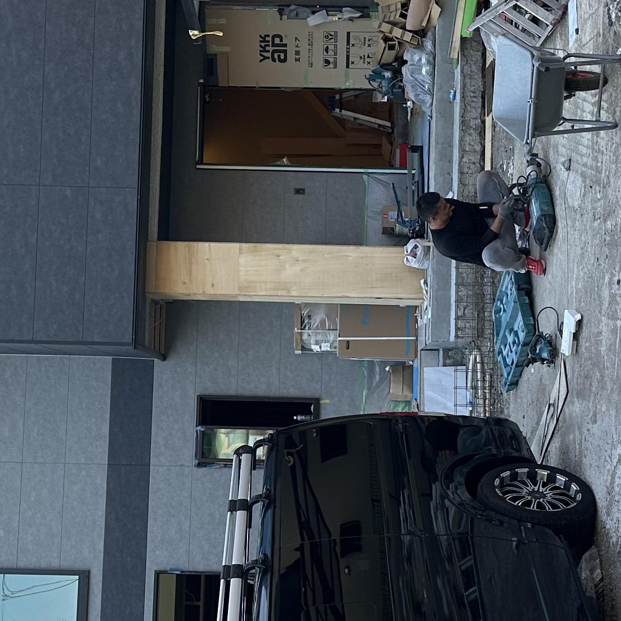 リフォーム施工中の様子